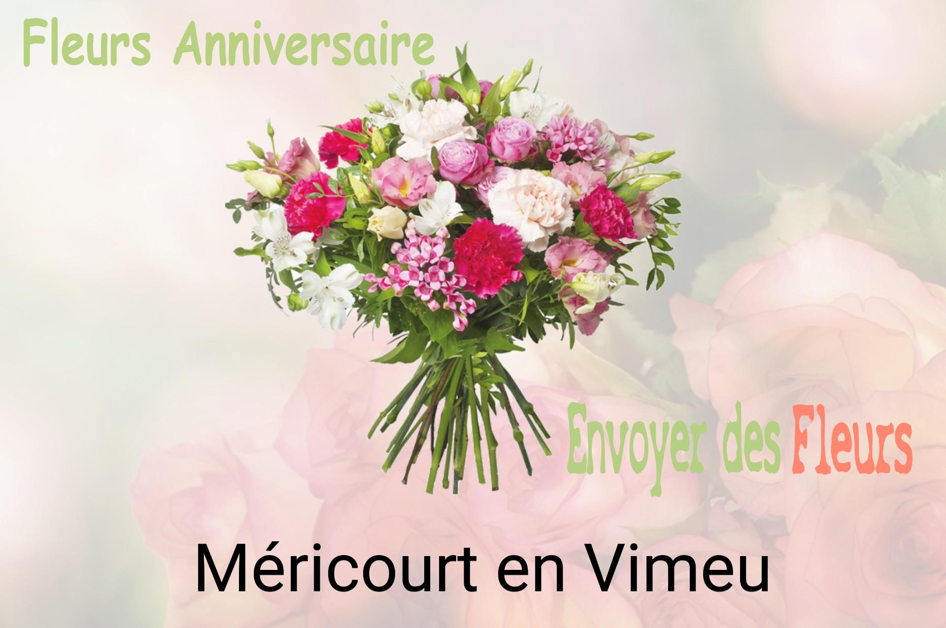 Bouquet de fleurs d’anniversaire livré à Méricourt-en-Vimeu