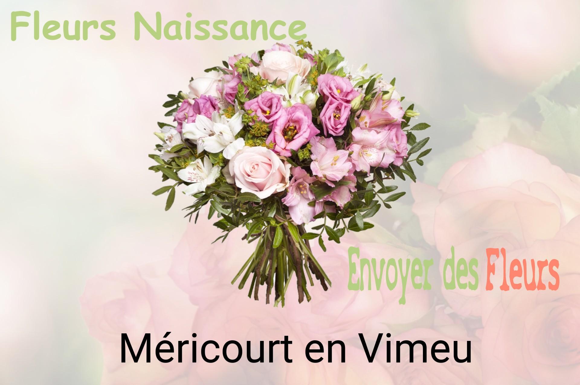 Bouquet de fleurs de naissance livré à Méricourt-en-Vimeu